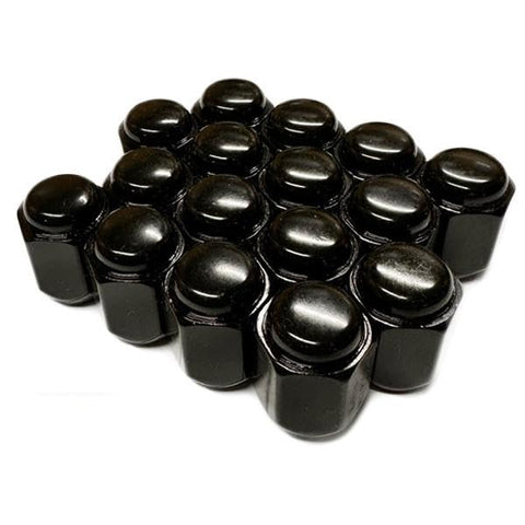 ホイールナット ブラック クロームメッキ 16個 20個 24個 M12 1.5P 1.25P 19HEX 21HEX 60°テーパー 4穴 5穴 6穴 1台分