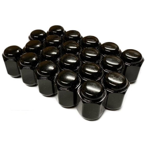 ホイールナット ブラック クロームメッキ 16個 20個 24個 M12 1.5P 1.25P 19HEX 21HEX 60°テーパー 4穴 5穴 6穴 1台分