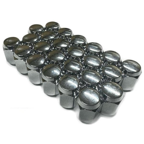 ホイールナット ブラック クロームメッキ 16個 20個 24個 M12 1.5P 1.25P 19HEX 21HEX 60°テーパー 4穴 5穴 6穴 1台分