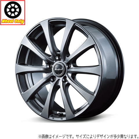 16インチ アルミホイール 5穴 114.3 ユーロスピード G10 6.5J +37T トヨタ純正平座ナット仕様 4本セット