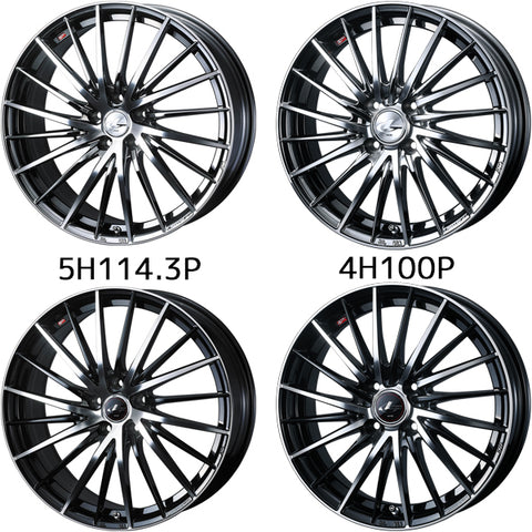 245/35R19 スタッドレスタイヤホイールセット クラウン etc (YOKOHAMA iceGUARD7 & LEONIS FR 5穴 114.3)