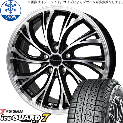 155/65R14 スタッドレスタイヤホイールセット サクラ etc (YOKOHAMA iceGUARD7 & Precious HS2 4穴 100)