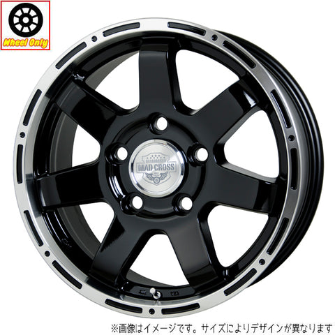 18インチ アルミホイール 5穴 150 マッドクロス MC76 8J +48 4本セット