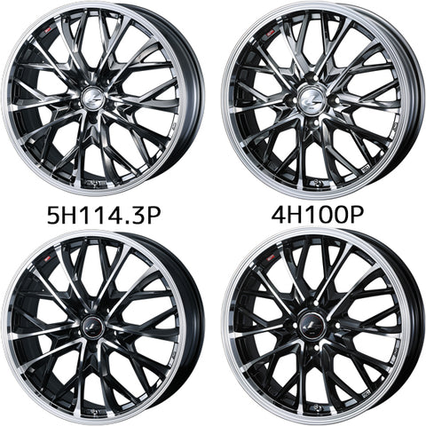 165/50R15 スタッドレスタイヤホイールセット ムーブ etc (YOKOHAMA iceGUARD7 & LEONIS MV 4穴 100)