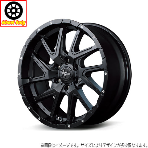 17インチ アルミホイール 5穴 114.3 ナイトロパワー デリンジャー 7J +42 RAV4 カローラクロス 1本