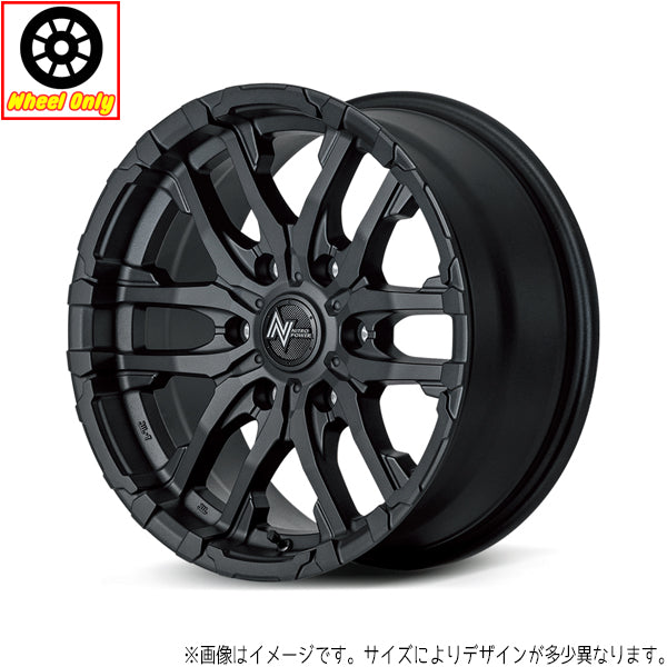 17インチ アルミホイール 6穴 139.7 ナイトロパワー M26 クロスファング 8J +20 FJクルーザー プラド 1本 –  All-Terrain