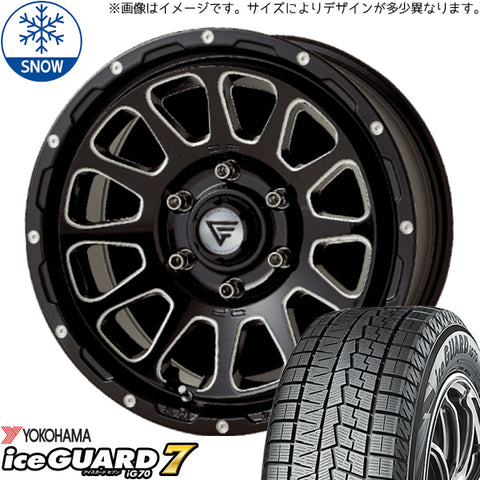 215/65R16 スタッドレスタイヤホイールセット エクストレイル etc (YOKOHAMA iceGUARD7 & DELTAFORCE OVAL 5穴 114.3)