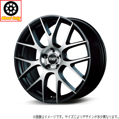 17インチ アルミホイール 5穴 100 MID RMP 027F 7J +50 カローラスポーツ シエンタ 4本セット