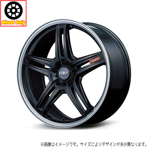 17インチ アルミホイール 5穴 100 MID RMP 520F セミグロス 7J +48 GR86 BRZ プリウス 4本セット