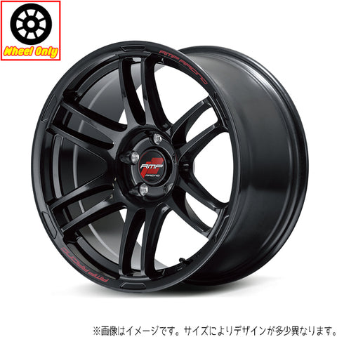 15インチ アルミホイール 4穴 100 RMP レーシング R26 黒 5J +45 ハスラー キャスト デリカミニ 1本