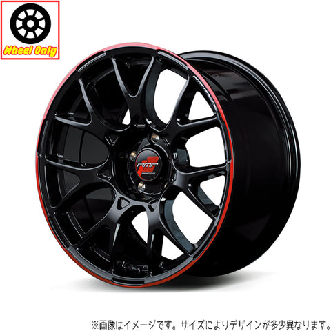 15インチ アルミホイール 4穴 100 RMP レーシング R27 5J +45 ラパン N ONE エッセ 4本セット