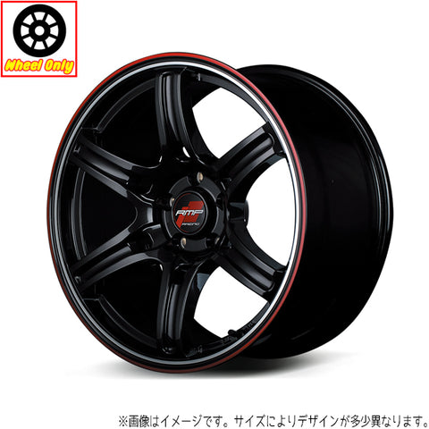 15インチ アルミホイール 4穴 100 RMP レーシング R60 黒 5J +45 タントファンクロス デリカミニ 4本セット