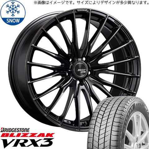 245/40R19 スタッドレスタイヤホイールセット カローラクロス etc (BRIDGESTONE BLIZZAK VRX3 & Blikker 01F 5穴 114.3)