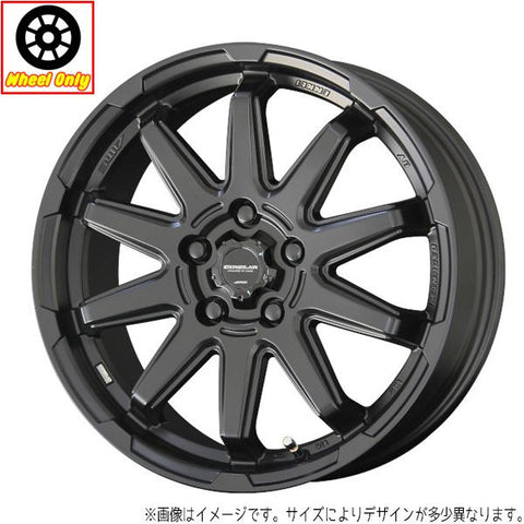 16インチ アルミホイール 5穴 114.3 サーキュラー C10S 6.5J +38 4本セット