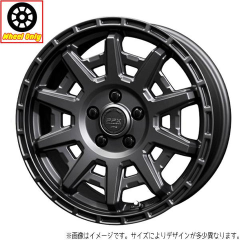 15インチ アルミホイール 5穴 100 PPX D10X 6J +45 4本セット