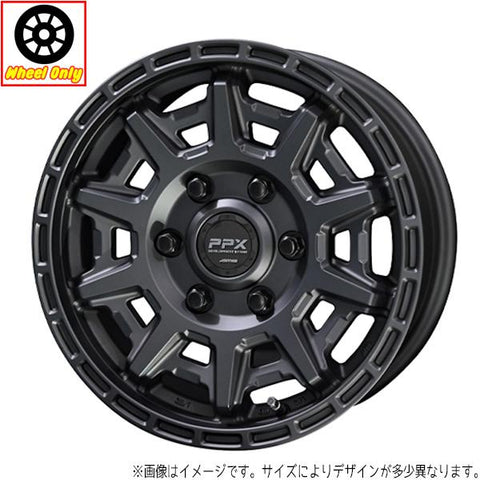 16インチ アルミホイール 6穴 139.7 PPX D10X 6.5J +38 4本セット