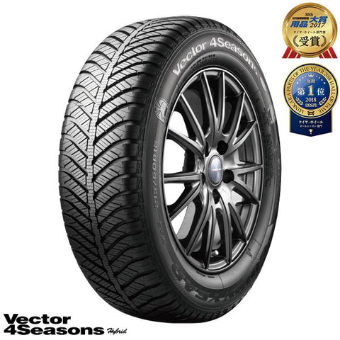 195/65R15 オールシーズンタイヤ 15インチ グッドイヤー ベクター 4シーズン ハイブリッド 1本 正規品