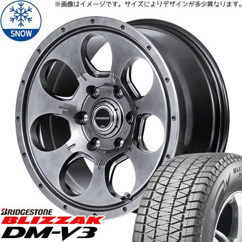 215/70R16 スタッドレスタイヤホイールセット ジムニー JB64 JB23 etc (BRIDGESTONE DM-V3 & ROADMAX MUDAGENT 5穴 139.7)