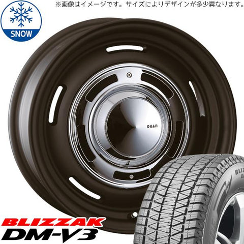 215/70R16 スタッドレスタイヤホイールセット ジムニー JB64 JB23 etc (BRIDGESTONE DM-V3 & DEAN CrossCountry 5穴 139.7)