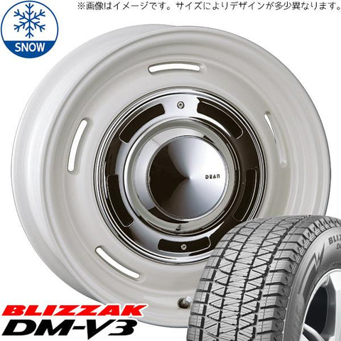 175/80R16 スタッドレスタイヤホイールセット ジムニー JB64 JB23 etc (BRIDGESTONE DM-V3 & DEAN CrossCountry 5穴 139.7)