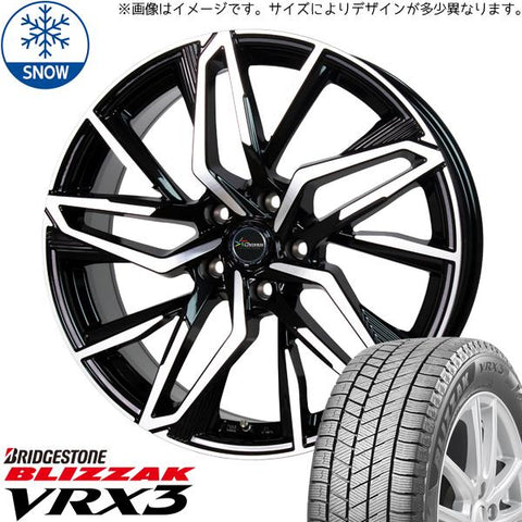 165/65R14 スタッドレスタイヤホイールセット デリカミニ etc (BRIDGESTONE VRX3 & Chronus CH112 4穴 100)