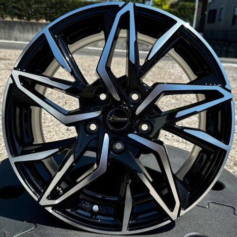 185/65R15 スタッドレスタイヤホイールセット プリウス etc (YOKOHAMA iceGUARD7 & Chronus CH112 5穴 100)