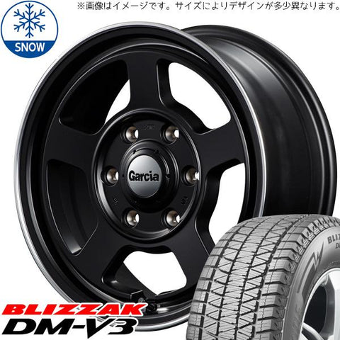 215/70R16 スタッドレスタイヤホイールセット ジムニー JB64 JB23 etc (BRIDGESTONE DM-V3 & GARCIA Chicago5 5穴 139.7)