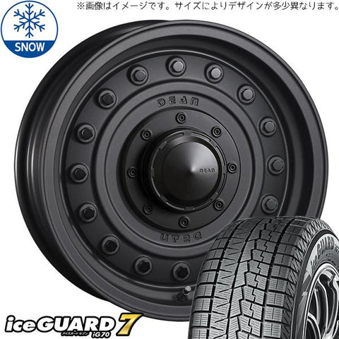 215/65R16 スタッドレスタイヤホイールセット ハイエース (YOKOHAMA iceGUARD7 & DEAN Colorado 6穴 139.7)