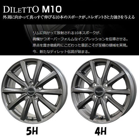 145/80R13 スタッドレスタイヤホイールセット NBOX etc (YOKOHAMA iceGUARD7 & DILETTOM10 4穴 100)