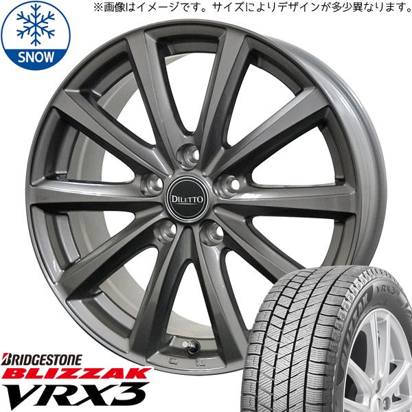 165/60R14 スタッドレスタイヤホイールセット エブリィ etc (BRIDGESTONE VRX3 & DILETTOM10 4穴 –  All-Terrain