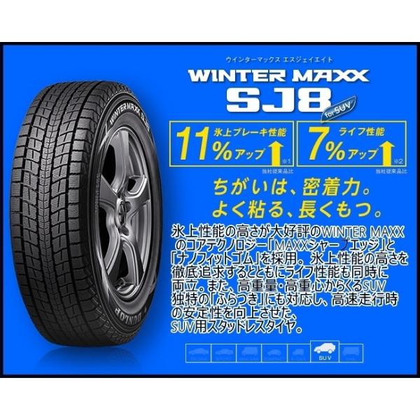 235/60R18 スタッドレスタイヤ 18インチ ダンロップ SJ8+ 4本セット 1台分 正規品 – All-Terrain