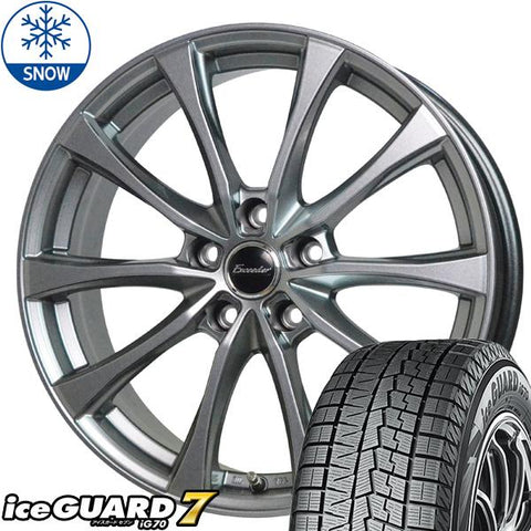 175/65R15 スタッドレスタイヤホイールセット ラクティス etc (YOKOHAMA iceGUARD7 & Exceeder E07 5穴 100)