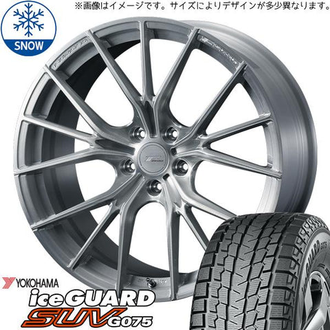 235/45R21 スタッドレスタイヤホイールセット 40アルファード etc (YOKOHAMA iceGUARD7 & FZERO FZ1 5穴 120)