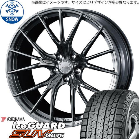 235/45R21 スタッドレスタイヤホイールセット 40アルファード etc (YOKOHAMA iceGUARD7 & FZERO FZ1 5穴 120)