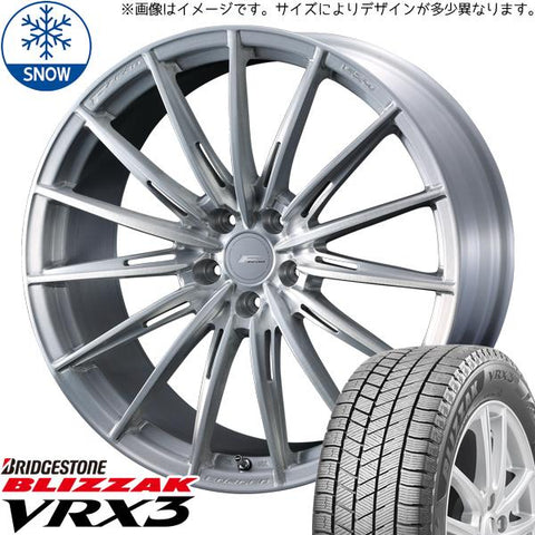 225/55R18 スタッドレスタイヤホイールセット レクサスLBX etc (BRIDGESTONE BLIZZAK VRX3 & FZERO FZ4 5穴 114.3)