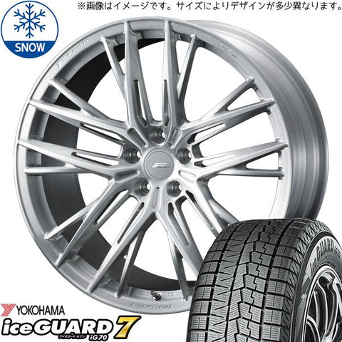 225/55R18 スタッドレスタイヤホイールセット レクサスLBX etc (YOKOHAMA iceGUARD7 & FZERO FZ5 5穴 114.3)