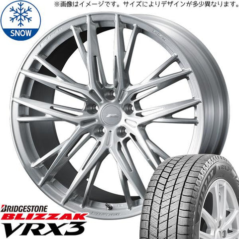 225/55R18 スタッドレスタイヤホイールセット レクサスLBX etc (BRIDGESTONE BLIZZAK VRX3 & FZERO FZ5 5穴 114.3)