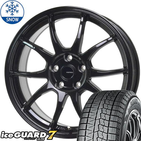 235/60R18 スタッドレスタイヤホイールセット アウトランダー etc (YOKOHAMA iceGUARD7 & GSPEED G06 5穴 114.3)