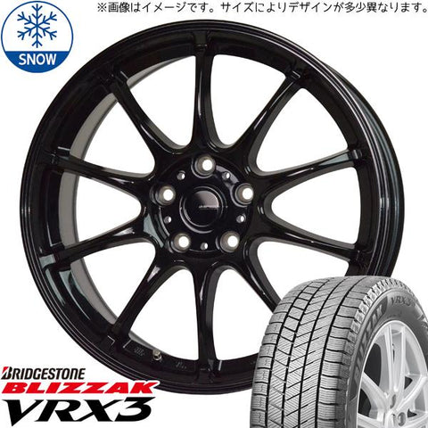 225/60R18 スタッドレスタイヤホイールセット クラウンクロスオーバー etc (BRIDGESTONE BLIZZAK VRX3 & GSPEED G07 5穴 114.3)