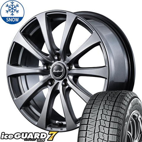 175/65R15 スタッドレスタイヤホイールセット ラクティス etc (YOKOHAMA iceGUARD7 & EUROSPEED G10 5穴 100)