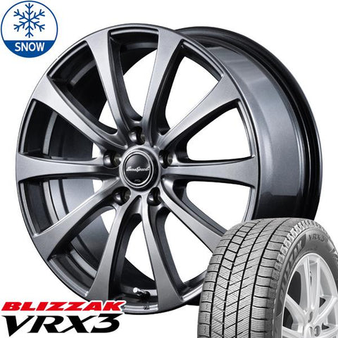 195/65R15 スタッドレスタイヤホイールセット シビック etc (BRIDGESTONE VRX3 & EUROSPEED G10 5穴 114.3)