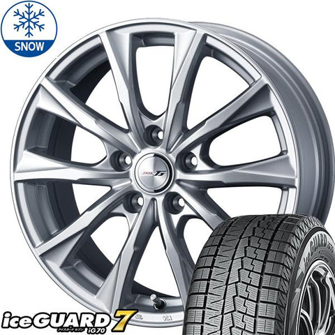 175/65R15 スタッドレスタイヤホイールセット ラクティス etc (YOKOHAMA iceGUARD7 & JOKER Glide 5穴 100)