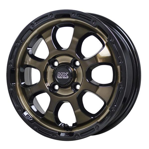 165/55R14 スタッドレスタイヤホイールセット ムーブ etc (YOKOHAMA iceGUARD7 & MADCROSS GRACE 4穴 100)