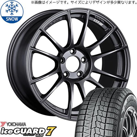 165/50R16 スタッドレスタイヤホイールセット ムーヴ etc (YOKOHAMA iceGUARD7 & SSR GTX04 4穴 100)