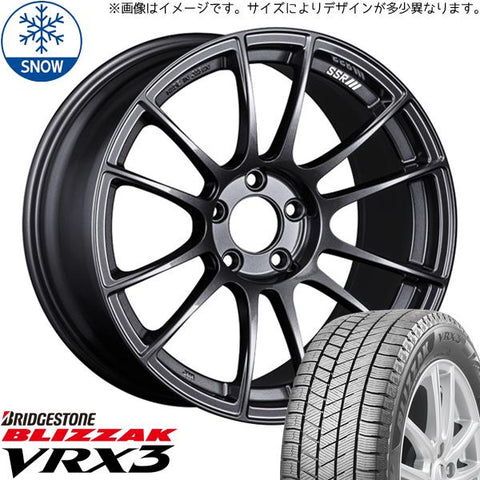 165/50R16 スタッドレスタイヤホイールセット ムーヴ etc (BRIDGESTONE BLIZZAK VRX3 & SSR GTX04 4穴 100)