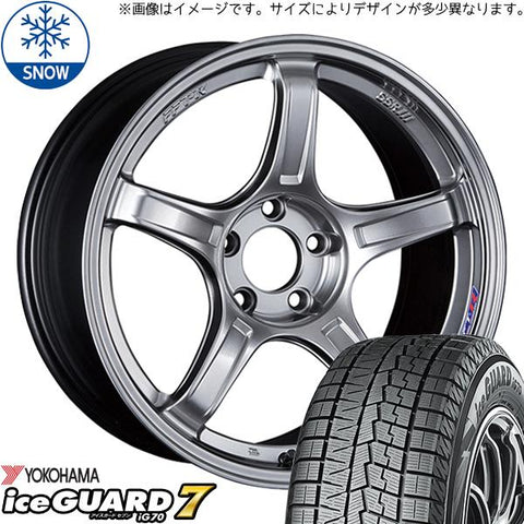 165/50R15 スタッドレスタイヤホイールセット ミラ etc (YOKOHAMA iceGUARD7 & SSR GTX03 4穴 100)