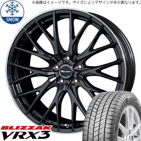 225/45R18 スタッドレスタイヤホイールセット レガシィ etc (BRIDGESTONE VRX3 & Precious HM1 5穴 100)