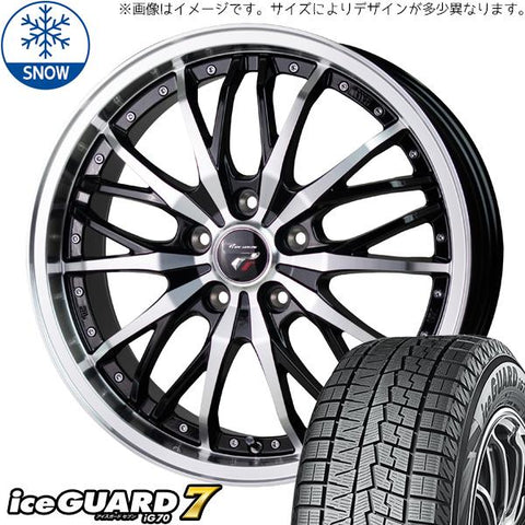 165/55R14 スタッドレスタイヤホイールセット ムーブ etc (YOKOHAMA iceGUARD7 & Precious HM3 4穴 100)