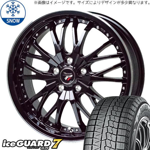 165/55R14 スタッドレスタイヤホイールセット ムーブ etc (YOKOHAMA iceGUARD7 & Precious HM3 4穴 100)