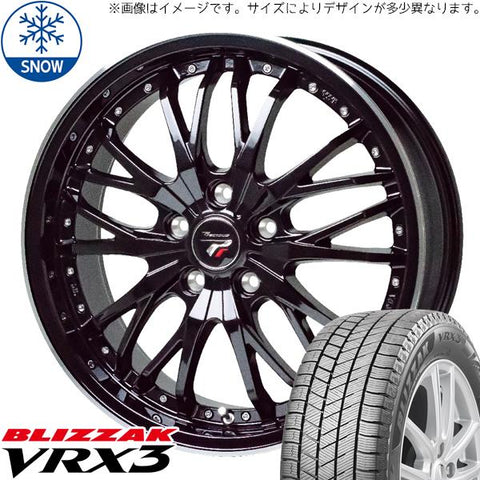 165/55R14 スタッドレスタイヤホイールセット ムーブ etc (BRIDGESTONE VRX3 & Precious HM3 4穴 100)